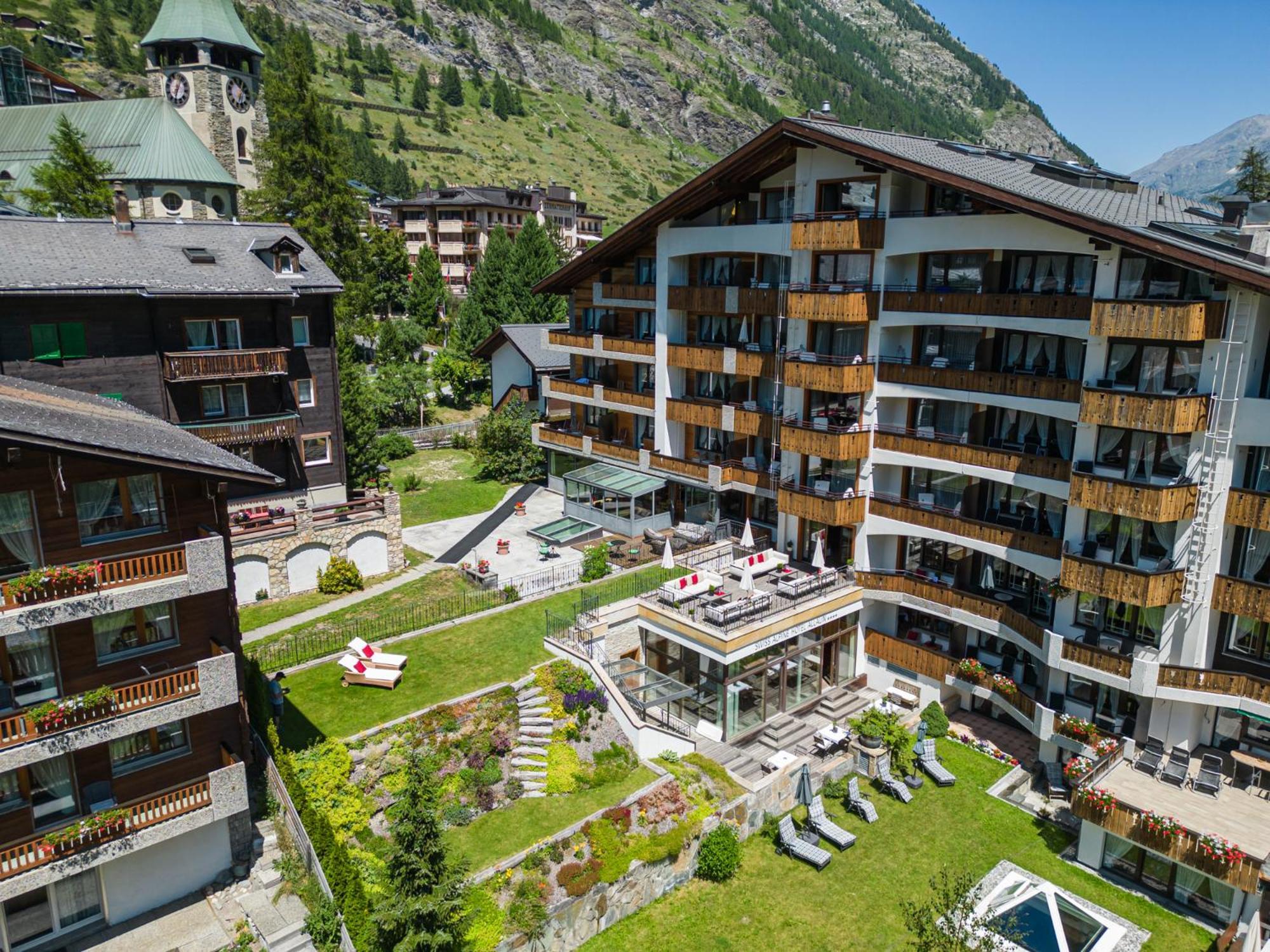 Swiss Alpine Hotel Allalin Zermatt Exterior photo