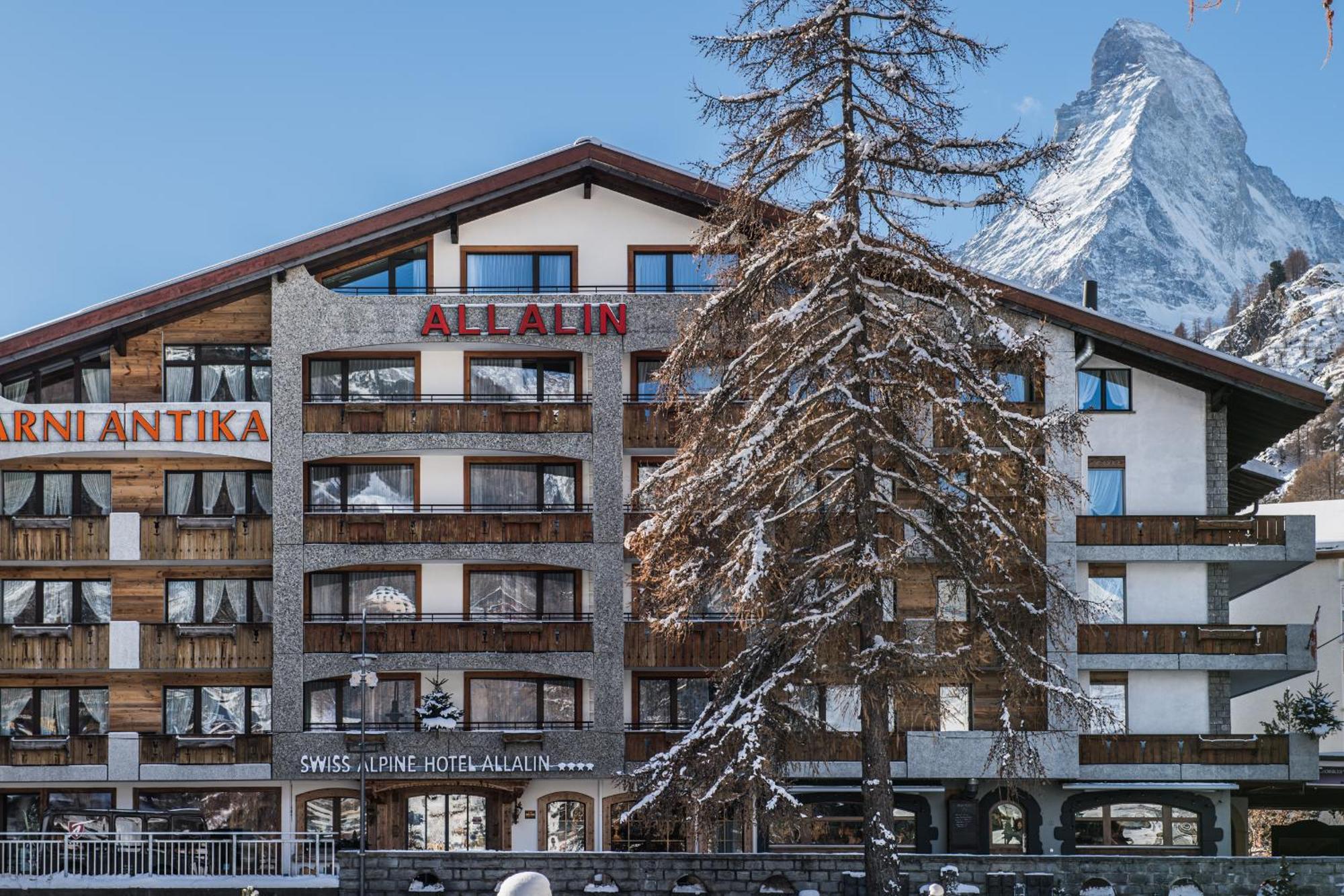 Swiss Alpine Hotel Allalin Zermatt Exterior photo
